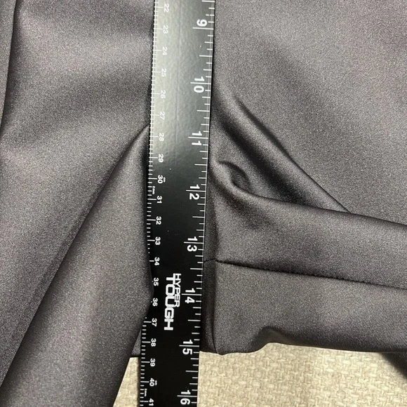 Good American Scuba Trousers Slight Flare Zip Side Zip Center Seam Gray Sz 6 3XL - Picture 9 of 12